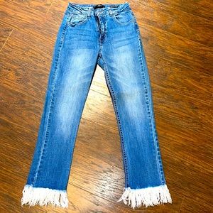 Frayed skinnies